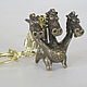 Brass key chain Serpent Gorynych, Key chain, Yaroslavl,  Фото №1