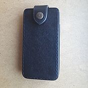 Чехол: кобура для телефона ручной работы кожаный