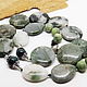 Green Dol beads (jadeite, serpentinite) 50 cm. Beads2. Selberiya shop. My Livemaster. Фото №4