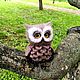 Совушка с подвижной головой. Войлочная игрушка. Клюева Евгения Beautiful Owl. Ярмарка Мастеров.  Фото №12