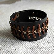 Украшения handmade. Livemaster - original item Bracelet wristband leather. Handmade.
