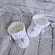 Крестильные пинетки, пинетки для крещения, Крестильные туфельки, Санкт-Петербург,  Фото №1