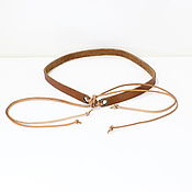 Аксессуары handmade. Livemaster - original item Belts: Women`s belt. Drawstring belt. Beige. ZRZP38. Handmade.