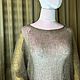 Свитер паутинка из мохера «Кофе с молоком». Свитеры. Knitwork_room (Вязаные вещи в наличии и под заказ). Ярмарка Мастеров.  Фото №8