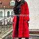 Шуба из меха норки с соболем. Шубы. YANA KRAFT BRAND. Интернет-магазин Ярмарка Мастеров.  Фото №2