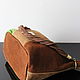Bag: Suede Patchwork bag, green and brown. Sacks. Olga'SLuxuryCreation. My Livemaster. Фото №4