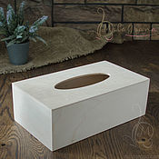 Материалы для творчества handmade. Livemaster - original item Box napkin holder blank napkin holder box for decoupage. Handmade.