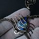  Скорпион ( подвеска с лабрадором). Кулон. В гостях у Феечки (Ирина) Wire Wrap. Ярмарка Мастеров.  Фото №9