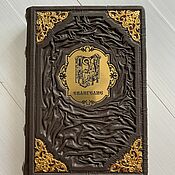 Сувениры и подарки handmade. Livemaster - original item The gospel. 2000 years in art (gift leather book). Handmade.