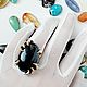 Заказать Перстень серебряный  Когти Дракона с обсидианом с позолотой. Aventure.Jewelry. Ярмарка Мастеров. . Кольца Фото №3