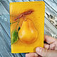 Passport cover 'Pear'. Passport cover. Leather-Art. My Livemaster. Фото №6