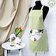 aprons: Kitchen Apron Female Cocks, Easter souvenirs, Moscow,  Фото №1