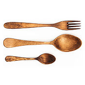Посуда handmade. Livemaster - original item A set of cutlery - fork, large and teaspoons. VLN2. Handmade.