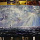 Oil painting - purple sea. Pictures. paintmart (oikos). Online shopping on My Livemaster.  Фото №2