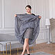 NATALINI 3XL Бохо платье макси с оборками трикотаж и батист. Платья. NATALINI. Ярмарка Мастеров.  Фото №15