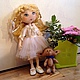 Текстильная кукла Ангел. Куклы и пупсы. Ольга Спиридонова (olushkaspdolls). Интернет-магазин Ярмарка Мастеров.  Фото №2