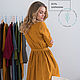 Льняное платье Календула от бренда ИВАdress. Платья. ИВАdress. Интернет-магазин Ярмарка Мастеров.  Фото №2