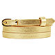 Golden leather belt, Straps, Moscow,  Фото №1
