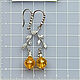 Amber. Earrings 'Mimosa' amber accessories UK. Earrings. Frollena II. Natural Baltic amber. My Livemaster. Фото №6