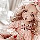 doll Lisa. Author's textile doll collectible, Boudoir doll, Taganrog,  Фото №1