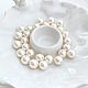 8 мм. Crystal White. Полупросверленный жемчуг Swarovski 5818, Кристаллы, Москва,  Фото №1
