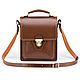 Leather tablet 206 (cognac). Tablet bag. Russian leather Guild. My Livemaster. Фото №6
