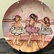 Винтаж: ДЕКОРАТИВНАЯ ТАРЕЛКА. МАЛЕНЬКИЕ БАЛЕРИНЫ. COALPORT. ФАРФОР, Тарелки винтажные, Лондон,  Фото №1