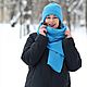 Шапка теплая зимняя вязаная Лучшая подруга. Шапки. Анна Шункина Вяжу тепло Шарфы Шапки. Ярмарка Мастеров.  Фото №6