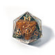 Большой дайс D20 для DnD Магия леса. Фишки и кости. Geek Shelf. Интернет-магазин Ярмарка Мастеров.  Фото №2