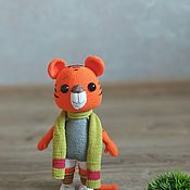 Knitted toys-mouse