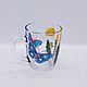 Mug with stained glass painting ' Summer'. Mugs and cups. Elena.nikk.77 (craftswomens). Online shopping on My Livemaster.  Фото №2