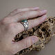 Men's ring made of red gold with opal 'Istok'. Rings. Unusual Gemstone Jewelry. My Livemaster. Фото №6