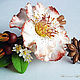 Set 'Rose and cinnamon'. Flowers from polymer clay, Jewelry Sets, Zarechny,  Фото №1