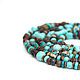 Long bead necklace Turquoise chocolate, turquoise, ethnic style, blue. Beads2. Ritasdreams (ritasdreams). My Livemaster. Фото №4