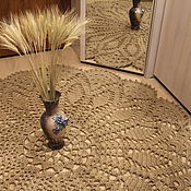 Для дома и интерьера handmade. Livemaster - original item Carpet jute 