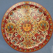 Русский стиль handmade. Livemaster - original item Decorative plate 