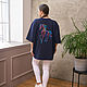 Заказать Copy of Long white T-shirt The Mezen painting. NATALINI. Ярмарка Мастеров. . T-shirts Фото №3