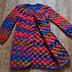 Knitted coat. Entrelac, Coats, Kaliningrad,  Фото №1