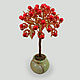 Tree coral 'Aura' in a vase of onyx, Trees, Moscow,  Фото №1