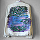 Denim jacket with water Lilies Claude Monet hand painted. Outerwear Jackets. Koler-art handpainted wear. Online shopping on My Livemaster.  Фото №2