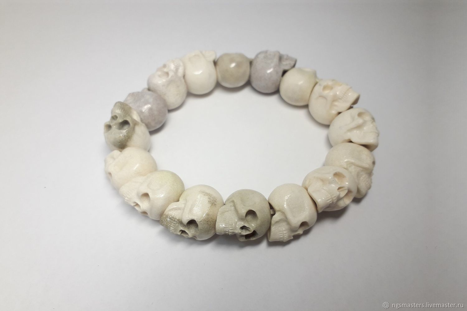 bone skull bracelet