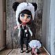 Заказать Кукла Blythe custom doll, collection doll, OOAK TBL white, мишка тедди. Людмила (akvareel). Ярмарка Мастеров. . Кукла Кастом Фото №3