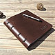 Personal notebook of leather A5 format, Notebooks, Moscow,  Фото №1