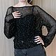 Кофта- сетка. Кофты-сетки. Вязарушка (irina-knitwork). Ярмарка Мастеров.  Фото №5