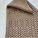  Knitted beige shawl, winter women's accessory. Shawls. KnitLaceDreams. My Livemaster. Фото №4