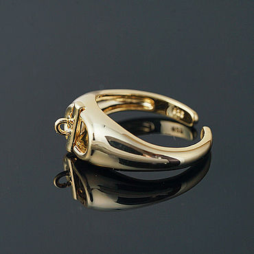 Материалы для творчества ручной работы. Ярмарка Мастеров - ручная работа Два цвета! Основа для кольца - 31,  8х3мм. Handmade.