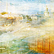 Artistic Abstract photo painting - watercolor Saint-Petersburg, 