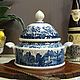 Винтажная супница, костяной фарфор, V&B, серия Blue Castle. Наборы посуды. Старый Чулан (vintageantik). Интернет-магазин Ярмарка Мастеров.  Фото №2
