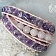 Rose quartz and amethyst bracelet in Chan Luu style, Amulet, Izhevsk,  Фото №1