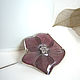 Needle Brooch Hydrangea Purple Real Flower Resin Jewelry, Stick pin, Taganrog,  Фото №1